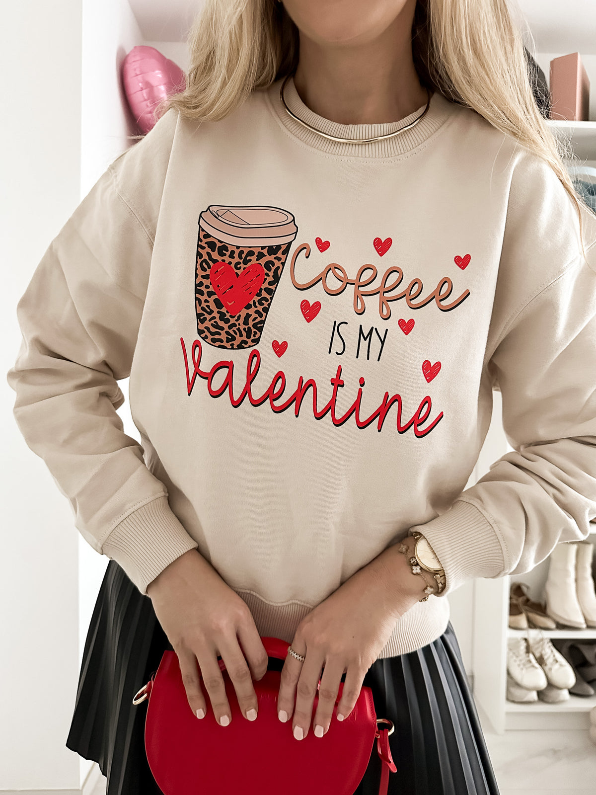 Coffee Is My Valentine – Sweatshirt