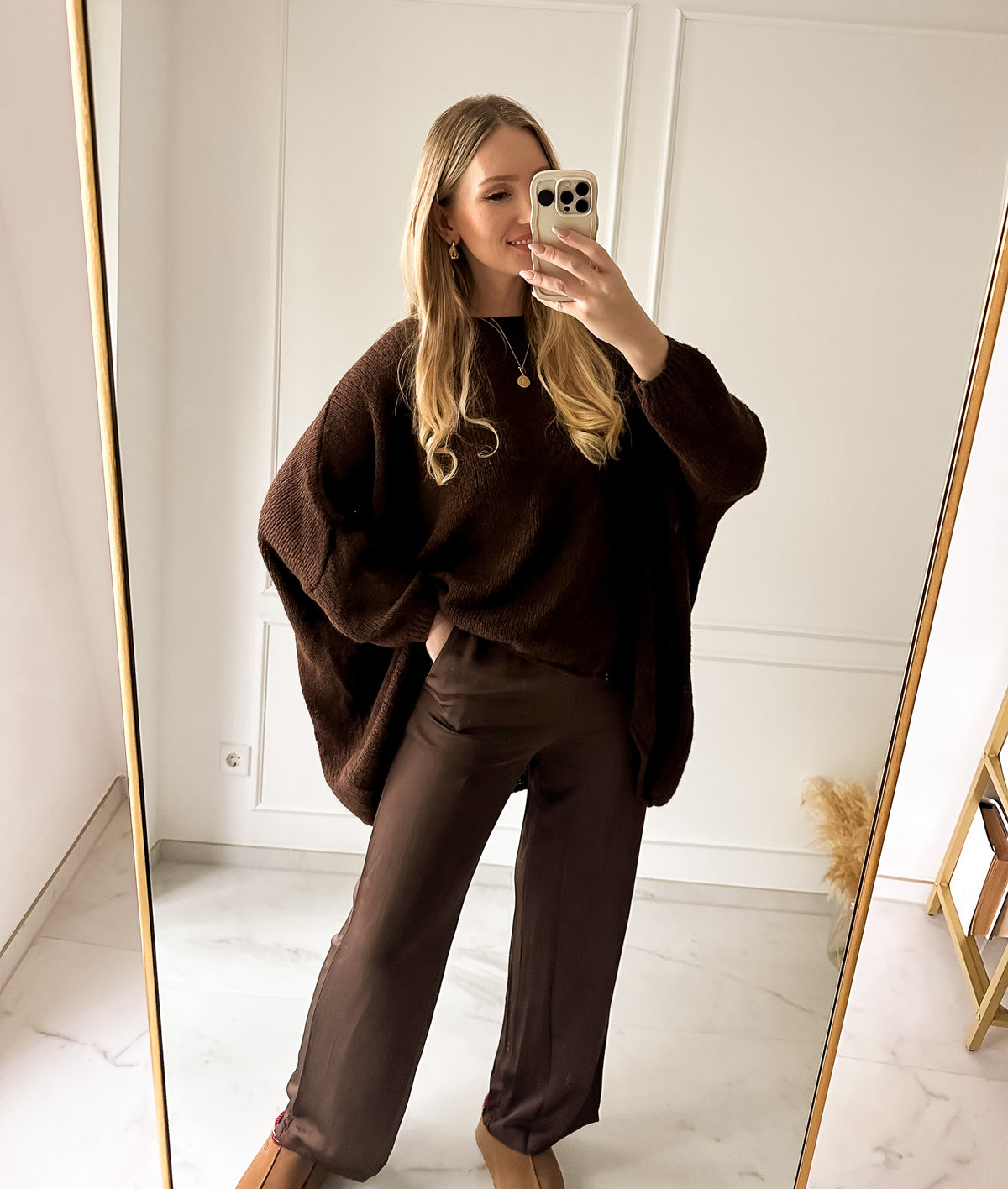 Oversized Knit – Choco