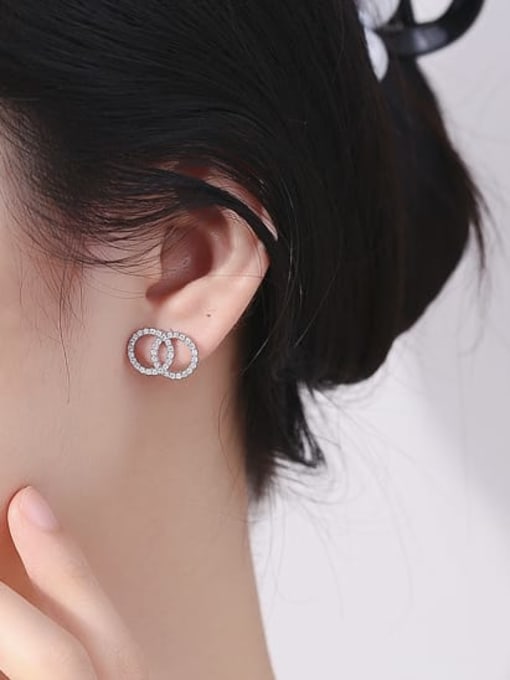 925er Silber – Runde Ohrringe